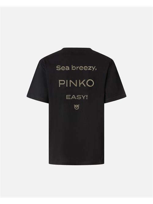 T-shirt logo strass PINKO | 105526A2RM/Z99